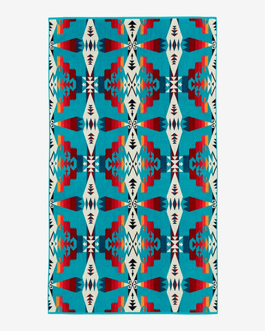 Brand of Bliss Pendleton Jacquard Tucson Turquoise Towel